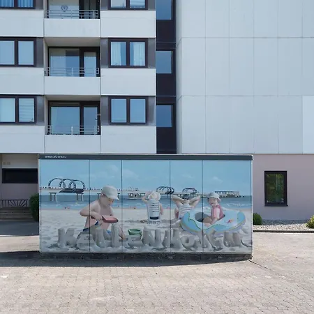 Daire Strandappartements Am Leuchtturmweg Zwei Moewen